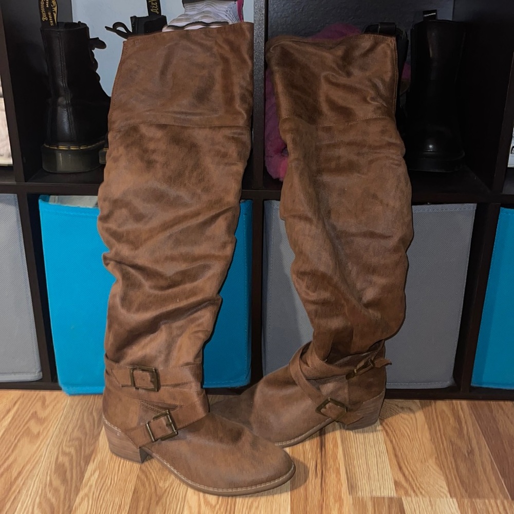 Carlos Santana Over the Knee Boots